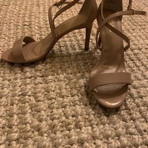 Thalia Sodi Nude Strappy Shoe